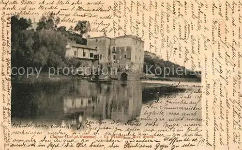 AK / Ansichtskarte Clairac Le Moulin Rive droite Clairac