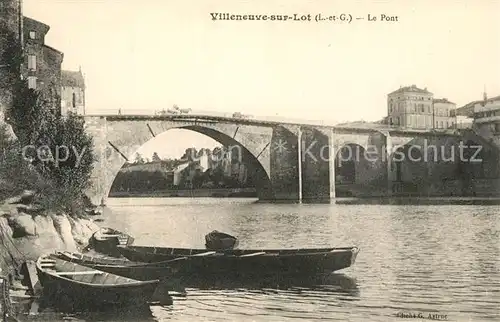 AK / Ansichtskarte Villeneuve sur Lot Le Pont Villeneuve sur Lot