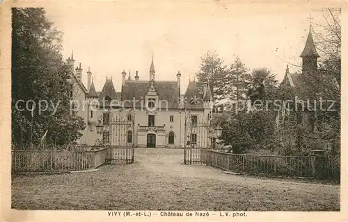 AK / Ansichtskarte Vivy_Maine et Loire Chateau de Naze  Vivy Maine et Loire