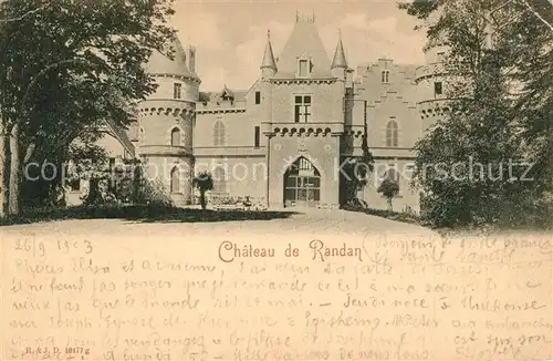AK / Ansichtskarte Randan Chateau de Randan Randan