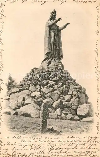 AK / Ansichtskarte Volvic Statue de Notre Dame de la Garde Volvic