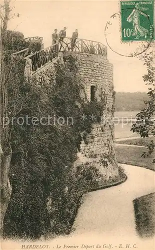 AK / Ansichtskarte Hardelot_Plage Le Premier Depart du Golf Hardelot_Plage