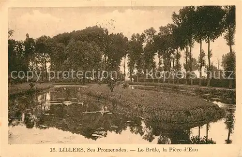 AK / Ansichtskarte Lillers Ses Promenades Le Brule la Piece d Eau Lillers