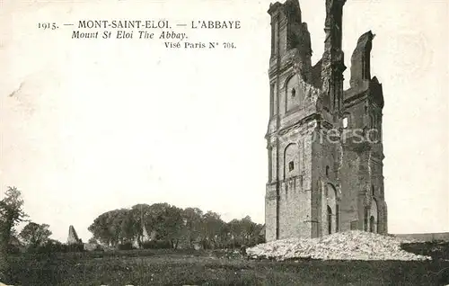 AK / Ansichtskarte Mont Saint Eloi Abbaye Mont Saint Eloi