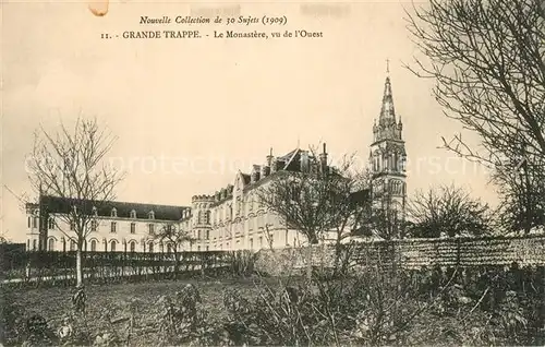 AK / Ansichtskarte Mortagne au Perche Grande Trappe Le Monastere vue de l Ouest Mortagne au Perche