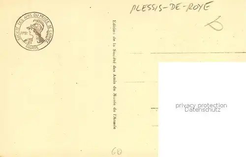 AK / Ansichtskarte Plessis de Roye La Porte Rouge Parc de Plessis Aout 1918 Plessis de Roye