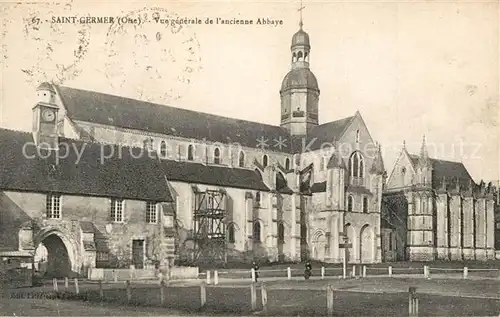 AK / Ansichtskarte Saint Germer de Fly Vue generale de lancienne Abbaye Saint Germer de Fly