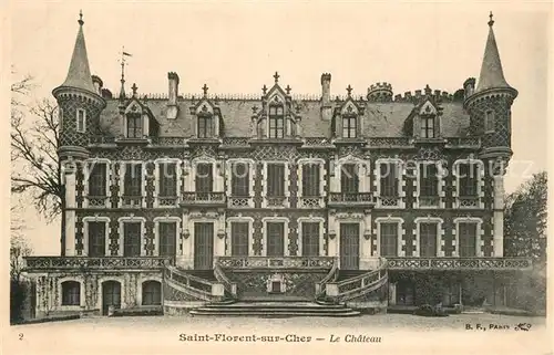 AK / Ansichtskarte Saint Florent sur Cher Le Chateau Saint Florent sur Cher