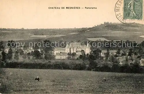 AK / Ansichtskarte Mesnieres en Bray Chateau Panorama Mesnieres en Bray