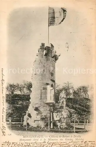 AK / Ansichtskarte Moulineaux Chateau de Robert le Diable Moulineaux