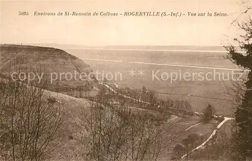 AK / Ansichtskarte Rogerville Vue sur la Seine Rogerville