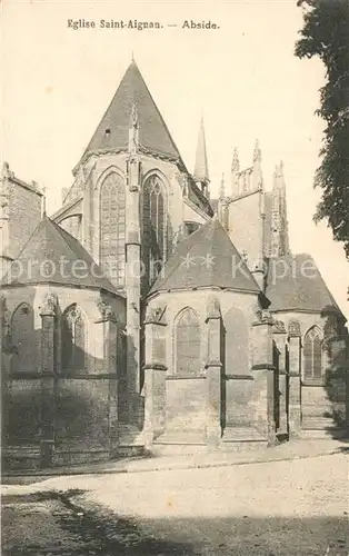 AK / Ansichtskarte Saint Aignan sur Ry Eglise Saint Aignan l Abside Saint Aignan sur Ry