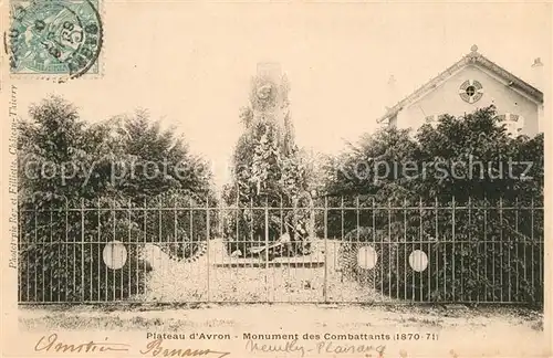 AK / Ansichtskarte Neuilly Plaisance Plateau dAvron Monument des Combattants Neuilly Plaisance