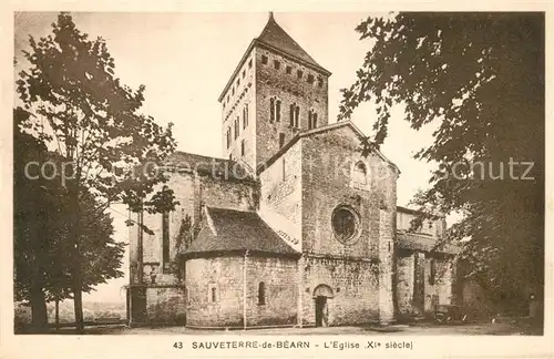 AK / Ansichtskarte Sauveterre de Bearn Eglise Sauveterre de Bearn