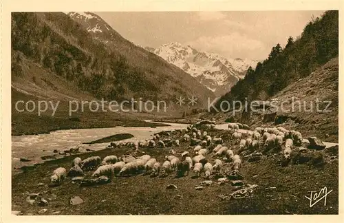 AK / Ansichtskarte Eaux Chaudes_Les Route aux bains de Panticosa par Gabas et le Col du Pourtalet Eaux Chaudes_Les