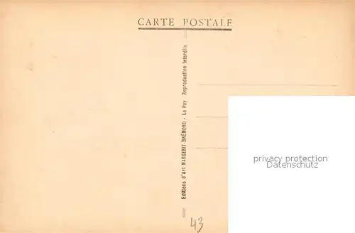 AK / Ansichtskarte Espaly Saint Marcel Vue centrale Pelerinage Statue Basilique Grotte Ecole Espaly Saint Marcel