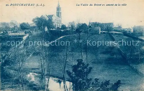 AK / Ansichtskarte Pontchateau Panorama Vallee du Brivet en amont de la ville Eglise Pontchateau