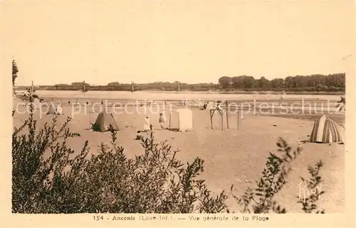 AK / Ansichtskarte Ancenis Vue generale de la plage Ancenis