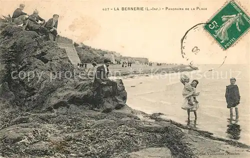 AK / Ansichtskarte La_Bernerie en Retz Panorama de la plage La_Bernerie en Retz