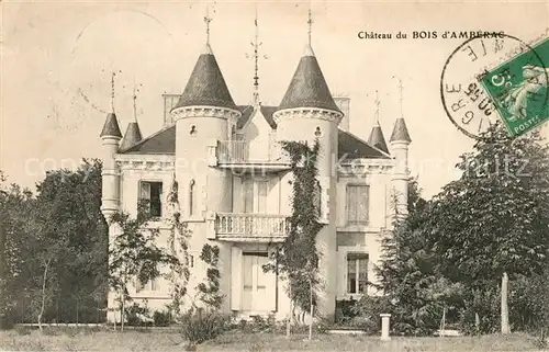 AK / Ansichtskarte Amberac Chateau du Bois d Amberac Amberac