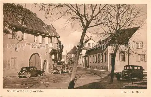 AK / Ansichtskarte Scherwiller Rue de la Mairie Scherwiller