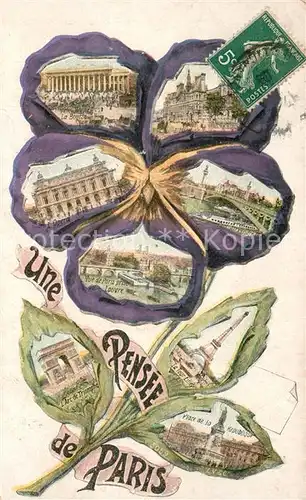 AK / Ansichtskarte Paris La Bourse lOpera Louvre Pont Alexandre III Hotel de Ville Paris