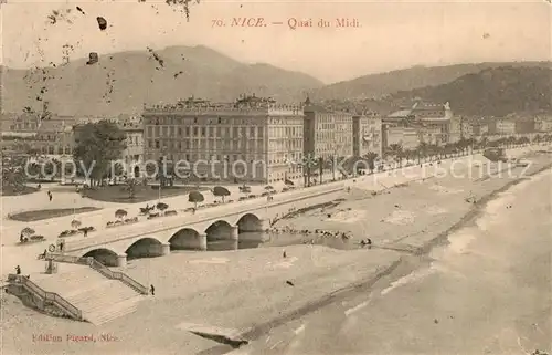 AK / Ansichtskarte Nice_Alpes_Maritimes Quai du Midi Nice_Alpes_Maritimes