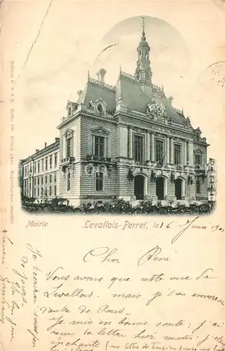 AK / Ansichtskarte Levallois Perret Mairie Levallois Perret