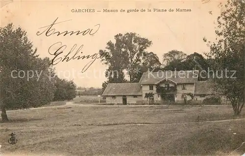 AK / Ansichtskarte Garches Maison de garde de la Plaine de Marnes Garches
