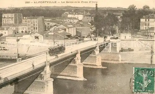 AK / Ansichtskarte Alfortville La Seine et le Pont d Ivry Alfortville