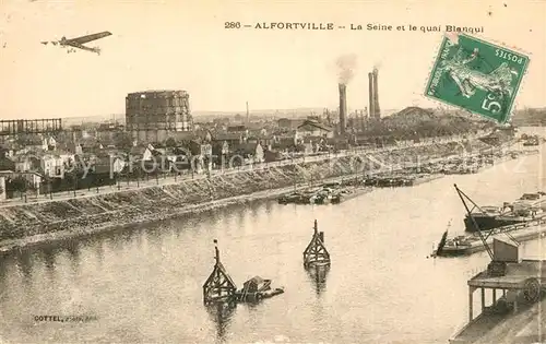 AK / Ansichtskarte Alfortville La Seine et le quai Blanqui Alfortville
