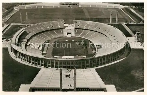 AK / Ansichtskarte Stadion Berlin Reichssportfeld Stadion Fliegeraufnahme 