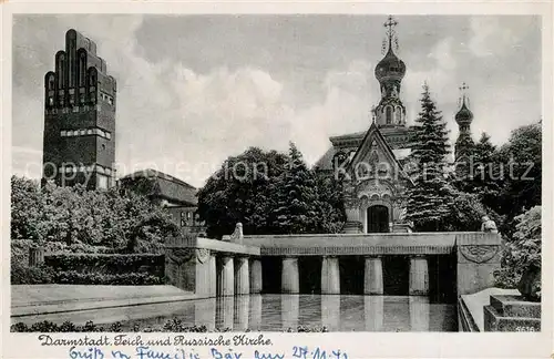 AK / Ansichtskarte Russische_Kirche_Kapelle Darmstadt  