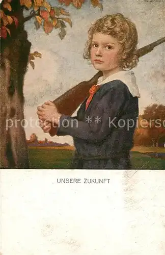 AK / Ansichtskarte Zumbusch_L.v. Unsere Zukunft Moderne M?nchener Meister Nr. 40 