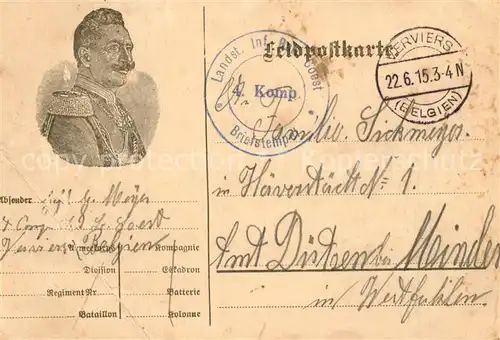 AK / Ansichtskarte Wilhelm_II  