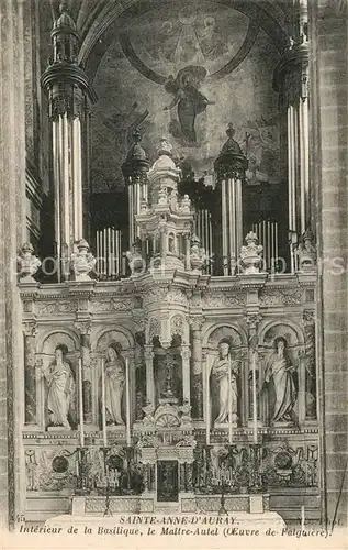 AK / Ansichtskarte Kirchenorgel Sainte Anne d Auray Basilique  