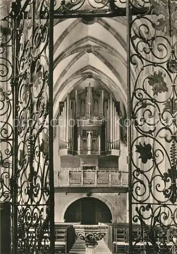 AK / Ansichtskarte Kirchenorgel M?hlhausen Blasiuskirche 