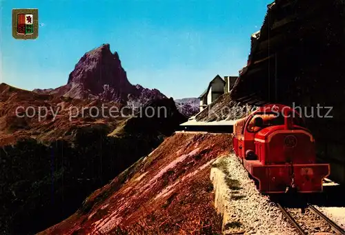 AK / Ansichtskarte Eisenbahn Pic du Midi d ossau Artouste Eisenbahn