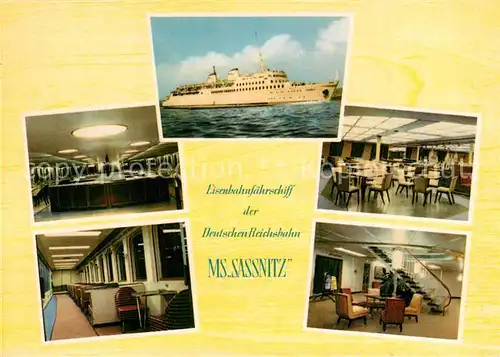 AK / Ansichtskarte Schiffe_Ships_Navires MS Sassnitz 