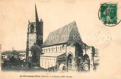 AK / Ansichtskarte Le Benissons Dieu Eglise XIIe siecle Kirche 