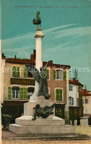 AK / Ansichtskarte Montbrison_Loire Monument de la Victoire Montbrison Loire