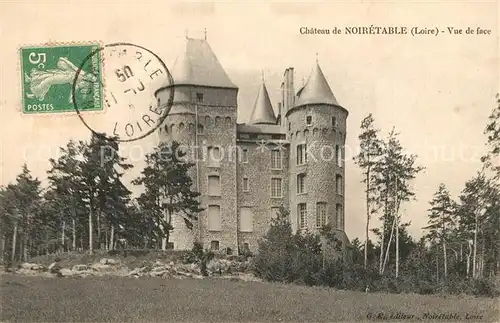AK / Ansichtskarte Noiretable Chateau Schloss Noiretable