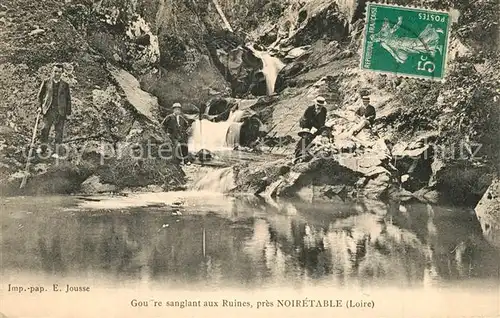 AK / Ansichtskarte Noiretable Gouffre sanglant aux Ruines Noiretable