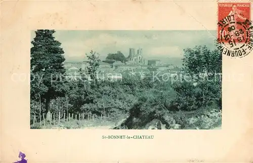 AK / Ansichtskarte Saint Bonnet le Chateau Vue panoramique Saint Bonnet le Chateau