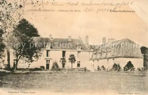 AK / Ansichtskarte Guemene Penfao Chateau de Bruc Guemene Penfao