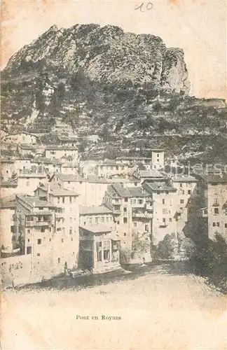 AK / Ansichtskarte Pont en Royans Vue generale Pont en Royans