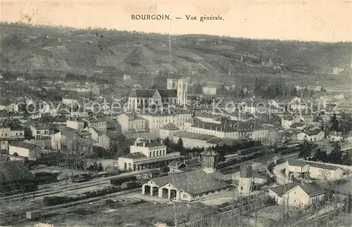 AK / Ansichtskarte Bourgoin Jallieu Vue generale Bourgoin Jallieu