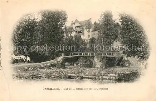 AK / Ansichtskarte Gargilesse Dampierre Pont de la Billardiere sur la Gargilesse Gargilesse Dampierre
