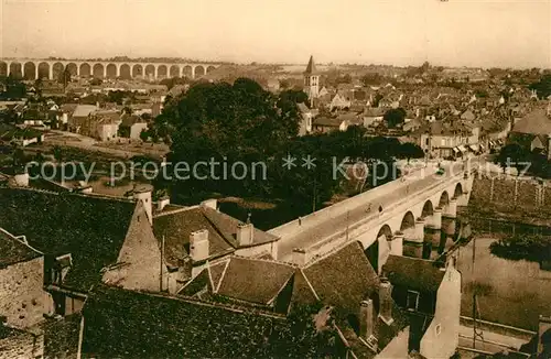 AK / Ansichtskarte Le_Blanc_Indre Vue generale sur la ville Pont Viaduc Le_Blanc_Indre