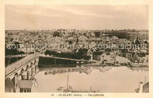 AK / Ansichtskarte Le_Blanc_Indre Vue generale sur la ville Pont Le_Blanc_Indre